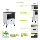 Ver imagem 6 de Balcão com Porta Basculante para Forno e Cooktop 4 Bocas Bogotá
