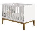Ver imagem 2 de Jogo de Quarto para Bebê Completo 3 Portas Classic New Branco Fosco com Madeira - Reller