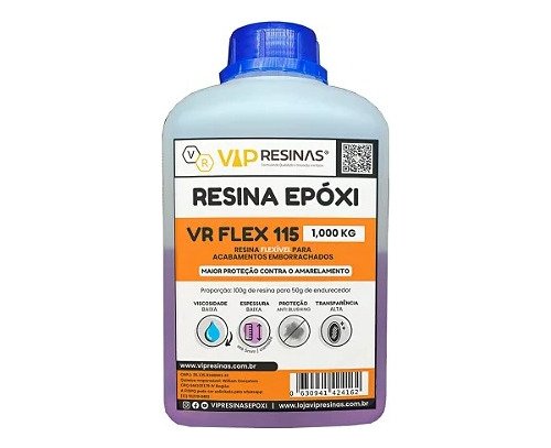 Resina Flexível com Proteção Uv Vr Flex 115 - 1,5kg - 2