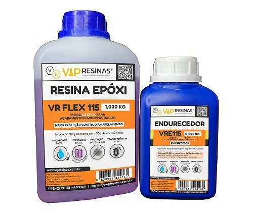 Resina Flexível com Proteção Uv Vr Flex 115 - 1,5kg