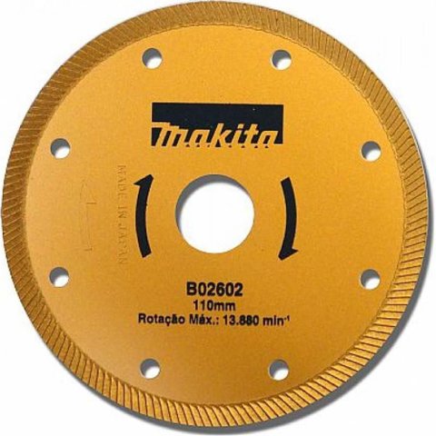 Disco Diamantado Turbo - B-02602 - Makita Disco Diam.cont.turbo Bo2602 Makita B-02602