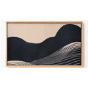 Ver imagem 2 de Quadro Decorativo N°98 140x80cm - Panorâmico Abstrato - Linhas Solitárias - Madeira Clara - Rollflex