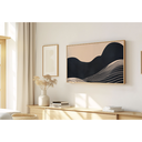 Ver imagem 1 de Quadro Decorativo N°98 140x80cm - Panorâmico Abstrato - Linhas Solitárias - Madeira Clara - Rollflex