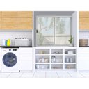 Ver imagem 2 de Janela de Alumínio de Correr 100x100cm 2 Folhas Direita Ecosul Esquadrisul