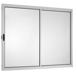 Janela de Alumínio de Correr 100x120cm 2 Folhas Direita Ecosul Esquadrisul - 4