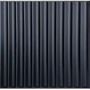 Ver imagem 7 de Painel Ripado PVC Preto 50x50cm  ( 2,5m²)