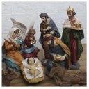 Ver imagem 5 de Decoração Enfeite Natal Presépio Natalino Resina 10 Peças