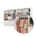 Ver imagem 6 de Closet Casal Duplo Sevilha Premium 18 Gavetas Carioca Móveis