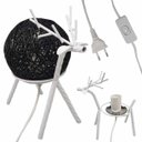 Ver imagem 1 de Luminaria Abajur Cervo Decoraçao Rena Natal Mesa Quarto Sala Recepçao Loja Casa Iluminaçao Nordica M