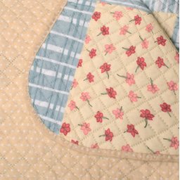 Cobre Leito Buettner Casal Microfibra Renove Estampado Joana 3 Peças Bege - 2 Cobre Leito Buettner Casal Microfibra Renove Estampado Joana 3 Peças Bege - 2