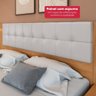 Cabeceira Box 1,60 Easy Glow Tecido Corano Bege com Led Amendoa Clean - 8