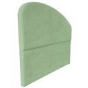 Ver imagem 5 de Cabeceira de Cama Box Estofada 90 Cm Solteiro Decoração Serena Organico Curva Boucle
