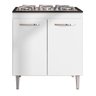 Balcão De Cozinha Cooktop 2 Portas Catarina Branco - 1