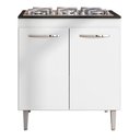 Ver imagem 1 de Balcão De Cozinha Cooktop 2 Portas Catarina Branco