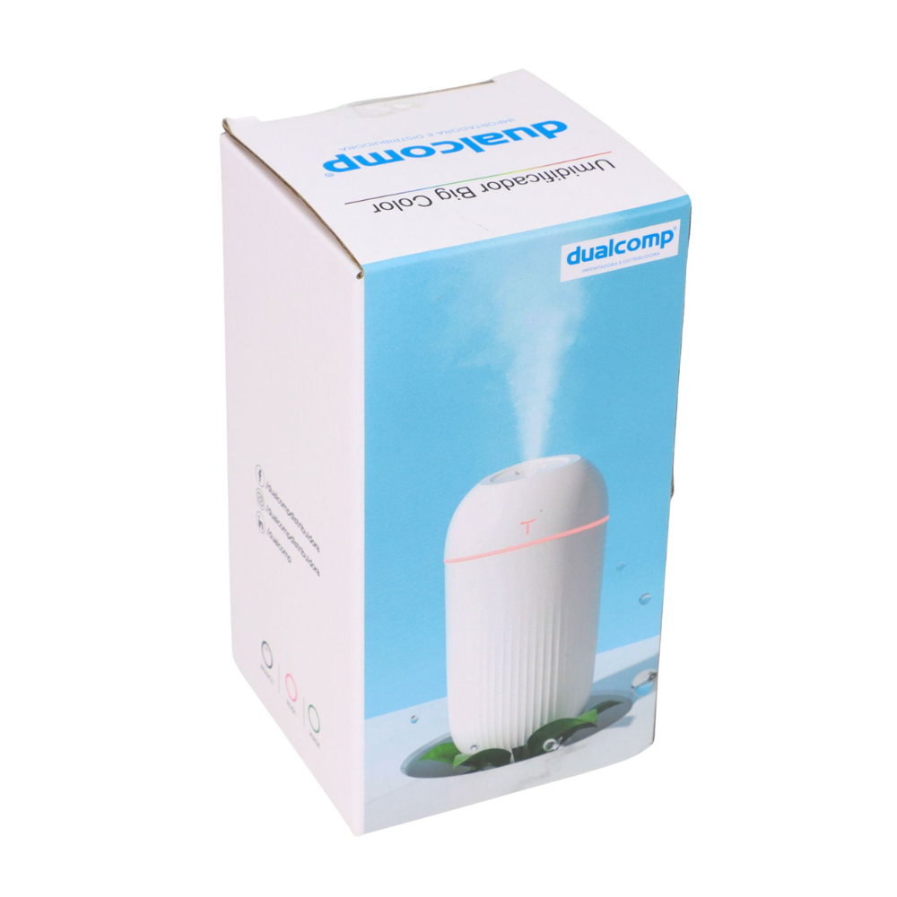 Umidificador e Difusor de Aromas USB Portátil Branco - 5