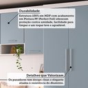 Ver imagem 5 de Quarto Modulado Queen com Guarda-roupas Maleiro e Cabeceira Alpes Master Luciane Móveis