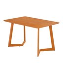 Ver imagem 1 de Mesa de Jantar Fineza Canto Copo 6 Lugares Retangular MDF 120x80cm JCM Movelaria 120cm