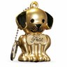 Relicário Chaveiro Cachorrinho Ouro Fosco Pet Memory - 1