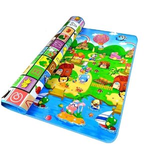 Tapete Infantil Térmico Tatame 1,80x1,20 Dupla Face Portátil