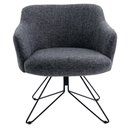 Ver imagem 5 de 2 Poltronas Base Orby Fixa Jade C-469 Linho Mescla Domi