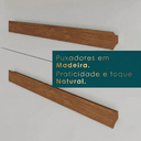 Ver imagem 4 de Cozinha Compacta em MDP 8 Portas 2 Gavetas Millena Yescasa Branco