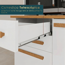 Ver imagem 5 de Cozinha Compacta em MDP 8 Portas 2 Gavetas Millena Yescasa Branco