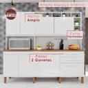 Ver imagem 7 de Cozinha Compacta 100% MDF 8 Portas 2 Gavetas Millena Yescasa