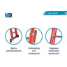 Escada em Fibra Tesoura Extensível 6x10 Degraus 1,90x3,20m WBertolo - 3