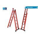 Ver imagem 5 de Escada em Fibra Tesoura Extensível 6x10 Degraus 1,90x3,20m WBertolo