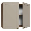 Ver mais imagens de Armário Aéreo 80 Cm 2 Portas Rustic/crema Vik Madesa