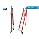 Ver imagem 5 de Escada em Fibra Tesoura Extensível 7x12 Degraus 2,20x3,80m WBertolo