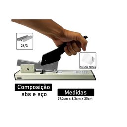 Grampeador Profissional, 100 Folhas, WPG06015, Winpaper - 3