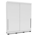 Ver imagem 2 de Guarda-Roupa 2 Portas de Correr Madri Branco