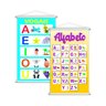 Vogais + Alfabeto Língua Portuguesa Kit 2 Banners 80x50cm - 1