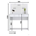 Ver imagem 2 de Penteadeira Daila Ambiente Branco – Henn