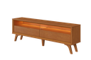 Ver imagem 1 de Rack Viena 2 Gavetas C/led 180 Mavaular Naturale