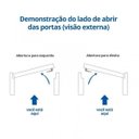 Ver imagem 4 de Porta de Aço Mista com Basculante Natural Lucasa Premium 215 x 86cm