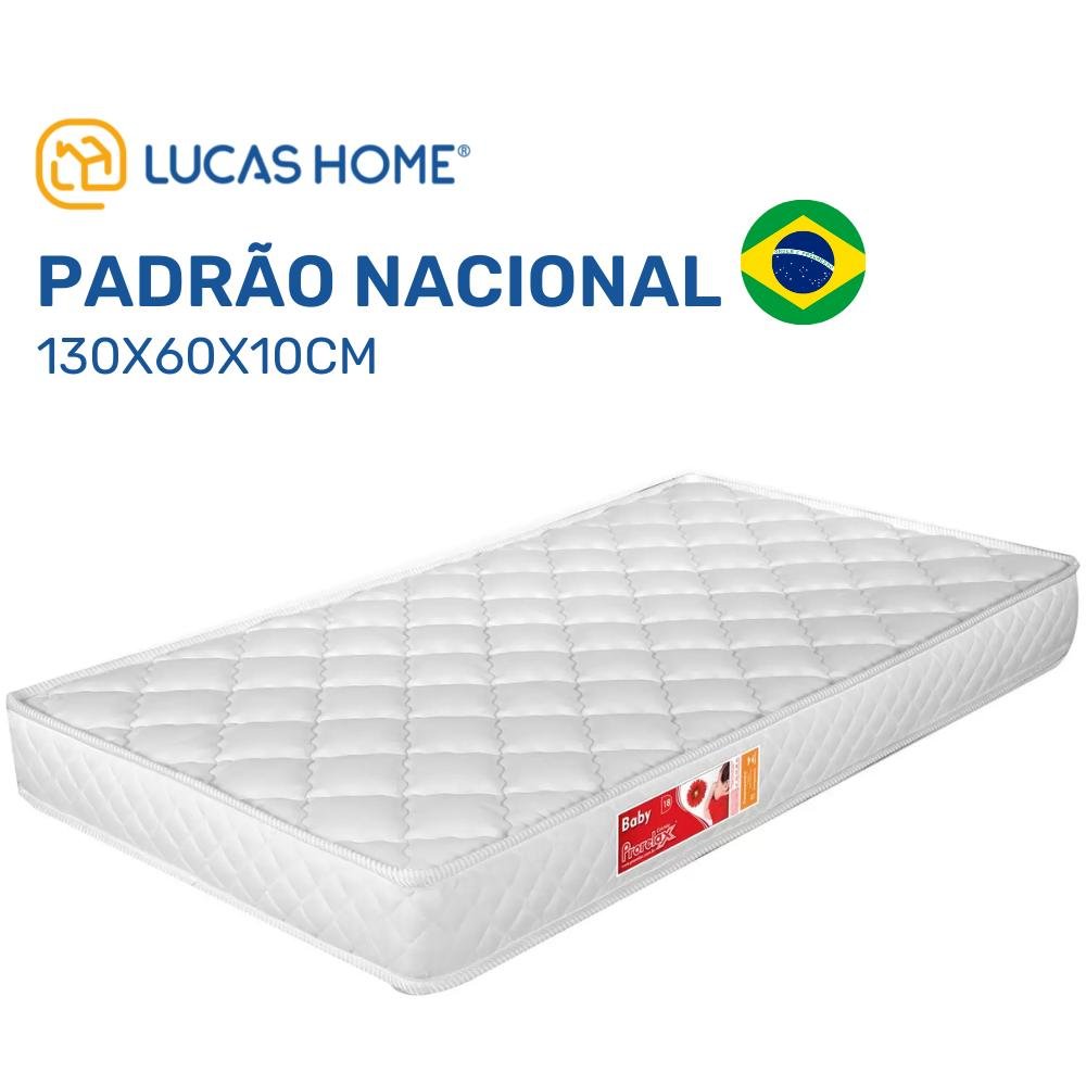 Colchão Berço PRORELAX D18 Baby Liso 60x130x10cm - 2