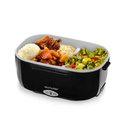Ver imagem 2 de Marmita Elétrica Aquecedor Alimentos Bivolt 1l Preto/Branco