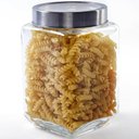 Ver imagem 4 de Kit 3 Potes de Vidro 1,7l Tampa Metal Lyor Gastro Prata Porta Mantimentos Retangular