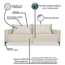 Ver imagem 7 de Sofá Etios 2 Lugares 1,60 Veludo - Lucadi Home