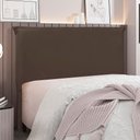 Ver imagem 2 de Cabeceira Queen 160cm Luna Veludo Marrom - Lucadi Home