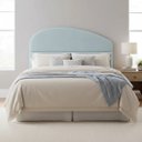 Ver imagem 1 de Cabeceira de Cama Box Estofada 195 Cm King Decoração Serena Organico Curva Boucle