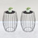 Ver imagem 6 de Kit Mesa Apoio Lateral 43 Cm Tampo Vidro Preto Base Metal Preto Nacc