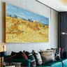 Quadro Decorativo Van Gogh Colheita Na Provença:120x80 cm/BRANCA - 5