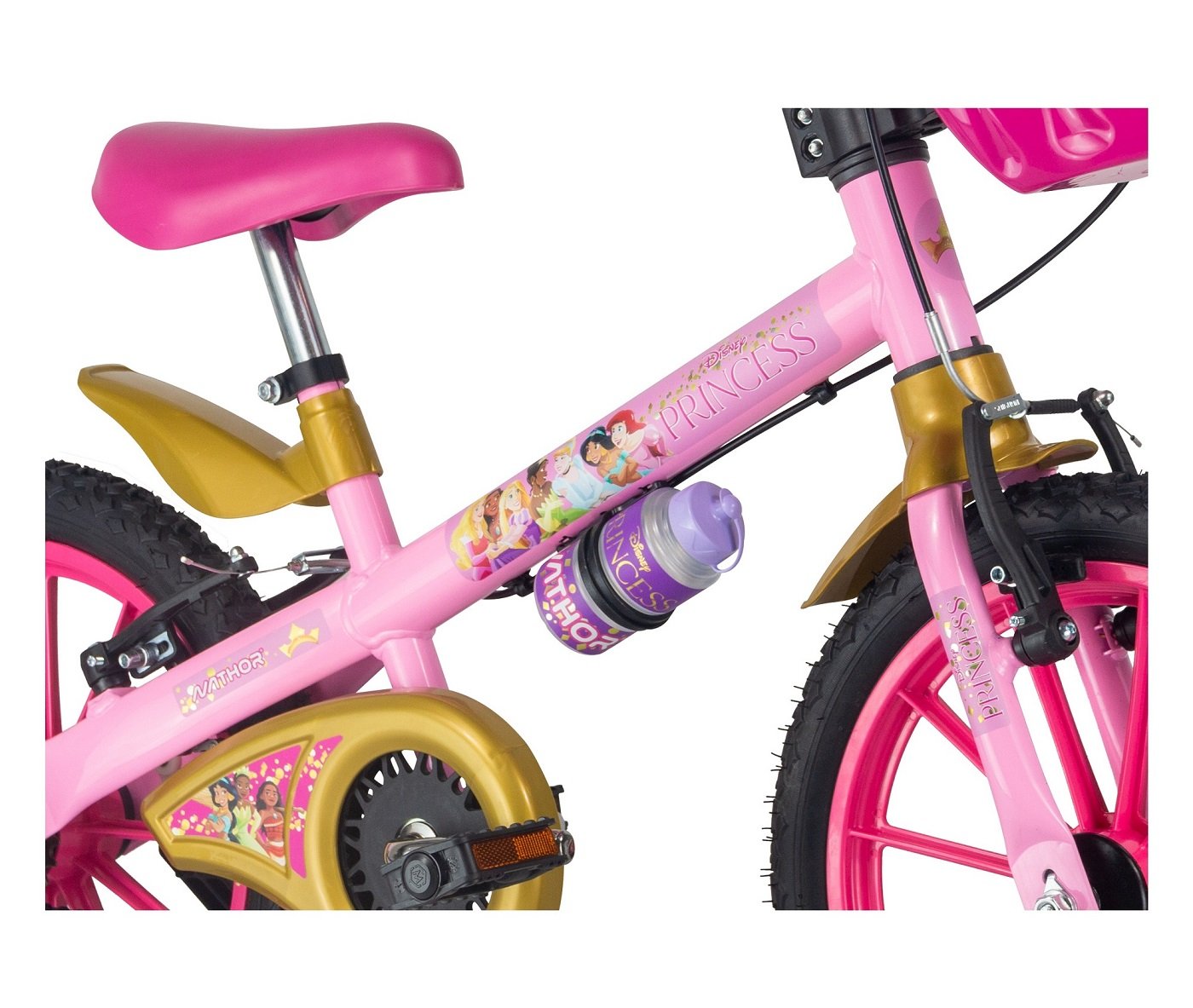 BICICLETA ARO 16 PRINCESAS DISNEY - NATHOR - 2