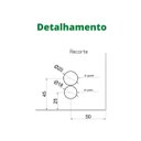 Ver imagem 3 de Trinco para porta e janela de vidro temperado blindex (1335) - Branco