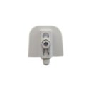 Ver imagem 2 de Trinco para porta e janela de vidro temperado blindex (1335) - Branco