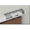 Ver imagem 2 de Kit Porta Madeira 0,90x2,10m Primer + Trilho Correr 1,80m Branco + Brinde