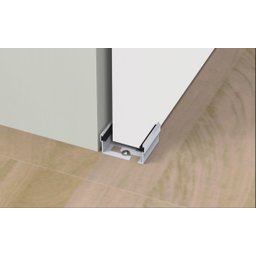 Kit Porta Madeira 0,90x2,10m Primer + Trilho Correr 1,80m Branco + Brinde - 6